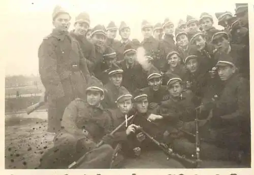 Military regimental souvenir photo Romania
