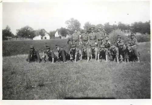 Military regimental souvenir photo Romania