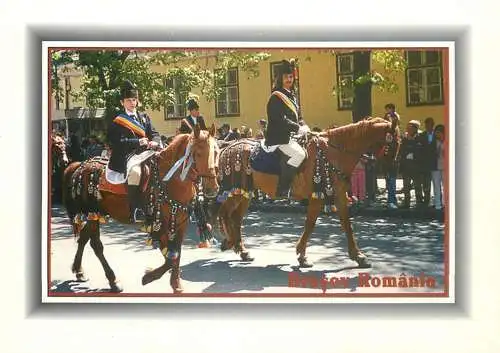 Romania Brasov parada traditionala a "Junilor Brasovului"