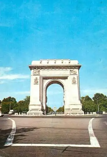 Romania Bucuresti Arcul de Triumf