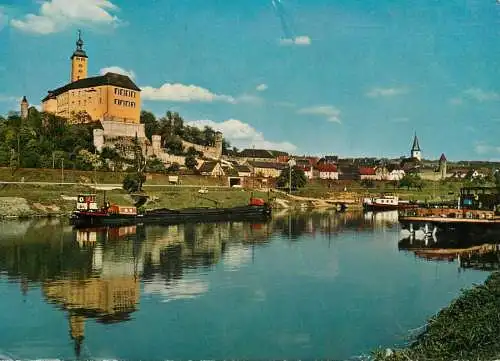 Germany Gundelsheim am Neckar mit Schloss Horneck