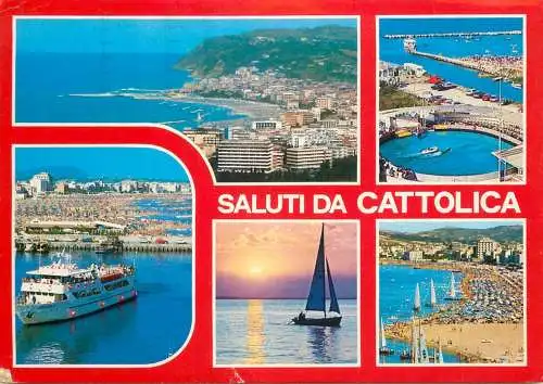 Italy Saluti da Cattolica multi view