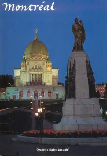 Canada Montreal Oratorire Saint Joseph's vue de nuit