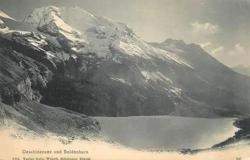 Switzerland Oeschinensee und Doldenhorn