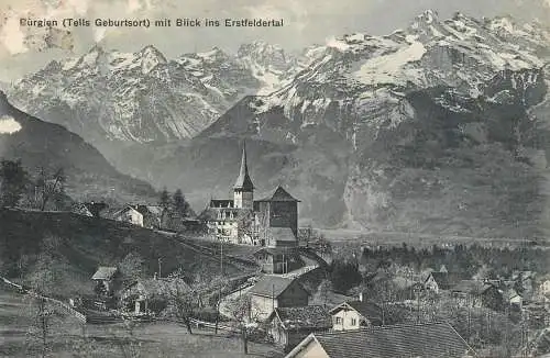 Switzerland Burglen Blick ins Erstfeldertal