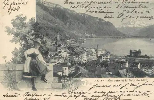 Switzerland Montreux dent du midi