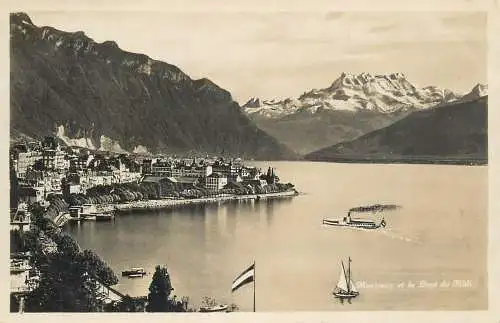Switzerland Montreux et la Dents du Midi