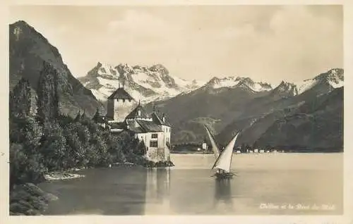 Switzerland Chillon et la Dents du Midi