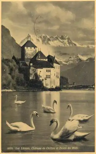 Switzerland Lac Leman Chateau de Chillon