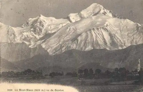 Switzerland Genève Mont Blanc