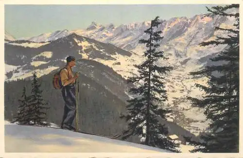 Switzerland Genève ski scene