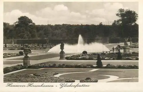 Germany Hannover Herrenhausen Glockenfontane
