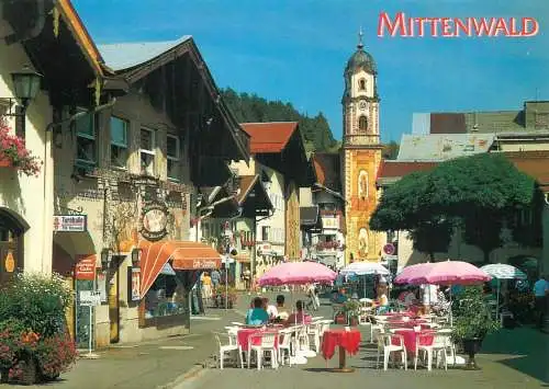 Germany Mittenwald clocktower