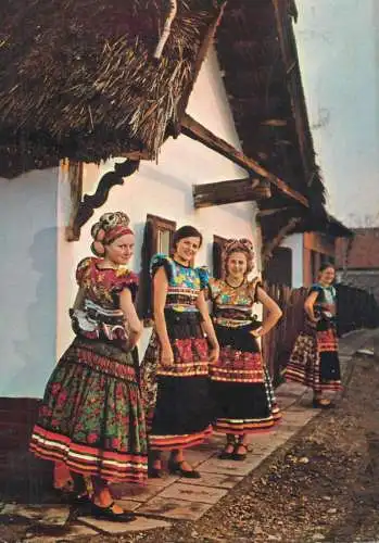 Hungary Mezokovesd peasant costume