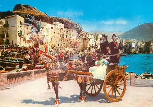 Italy Cefalu little cart