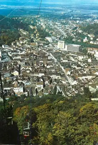 Romania Brasov vedere de pe Tampa aspect aerian