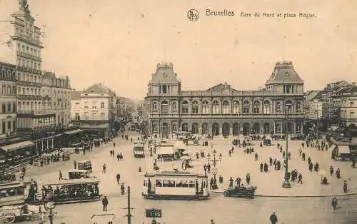 Belgium surface public transport tramway Bruxelles Gare du Nord