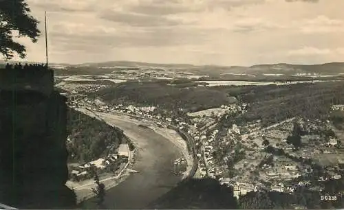 Germany Sachs Schweiz von der Festung Konigstein Elbawarts