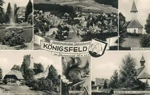 Germany Heilklimatischer Kurort Konigsfeld im Schwarzwald multi view souvenir