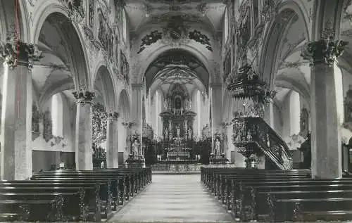 Switzerland Mariastein Inneres der Basilika