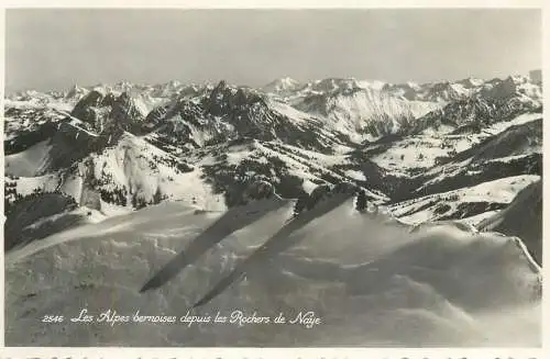Switzerland Alpes Bernois depuis les Rochers de Naye