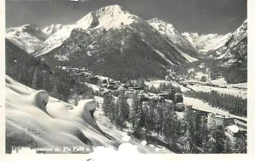 Switzerland Pontresina mit Piz Palu