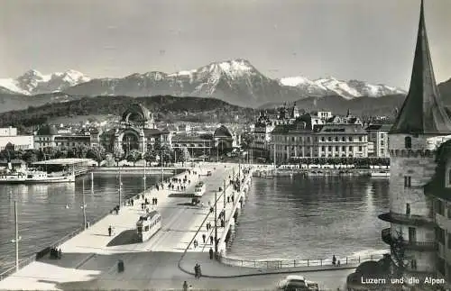 Switzerland Luzern und die Alpen
