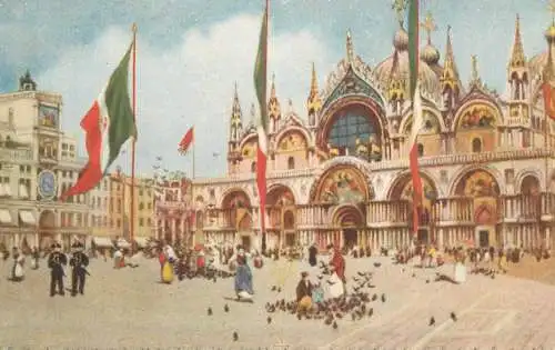 Italy Venice chiesa e piaza S. Marco