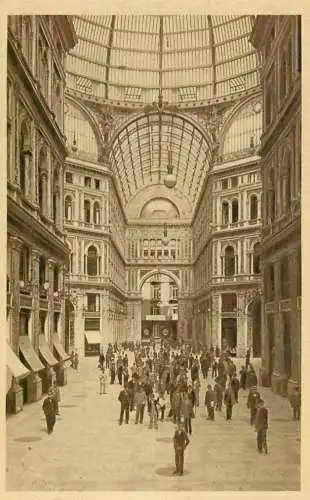 Italy Naples galleria Umberto I