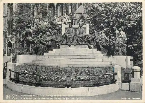 Belgium Gent monument aux freres Hubert