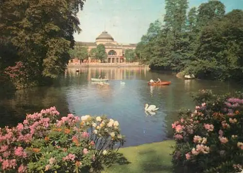 Germany Wiesbaden kurpark mit kurhaus