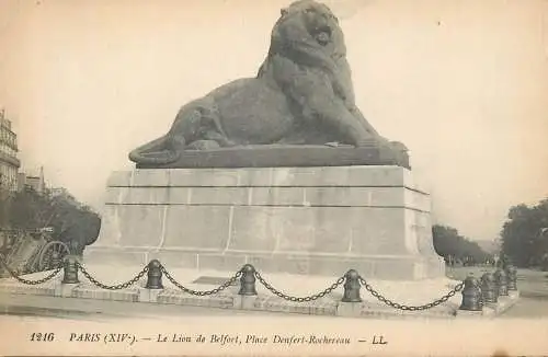 France Paris le lion de Belfort