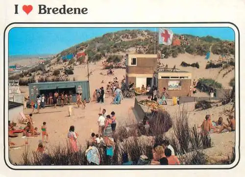 Belgium Bredene am Zee beach view