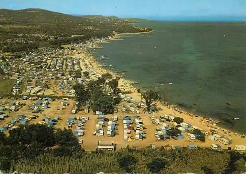 France Port Grimaud (Var) plage vue aerienne