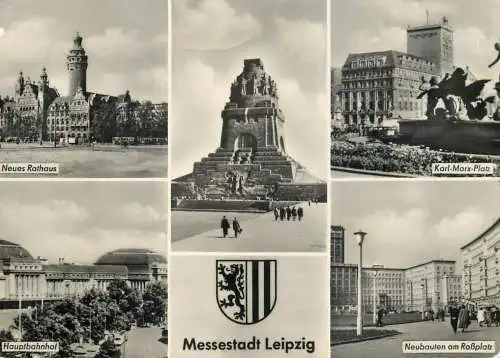 Germany Messestadt Leipzig multi view