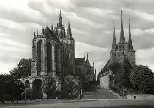 Germany Erfurt Dom und Severikirche