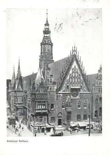 Poland Wroclaw Breslau Breslauer Rathaus