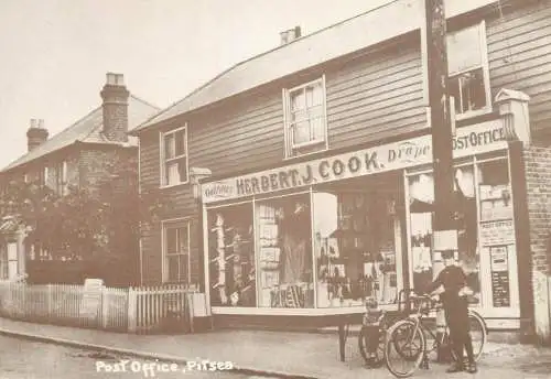 England Pitsea Essex Post Office and Herbert J Cook's drapers shop