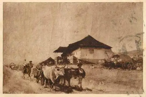 Romania pictura Nicolae Grigorescu han si car cuboi
