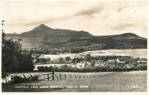 United Kingdom England Goatfell from above Brodick