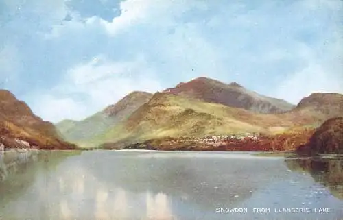 United Kingdom Wales Snowdon Llanberis lake