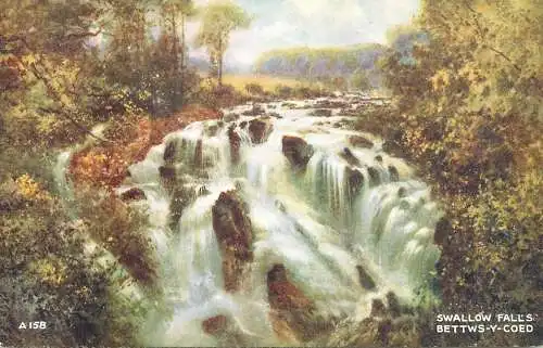 United Kingdom Wales Swallow falls Bettws Y Coed