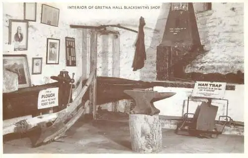 United Kingdom England Gretna Hall Blacksmith shop