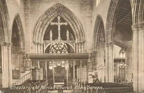 United Kingdom England Chesterfield parish church