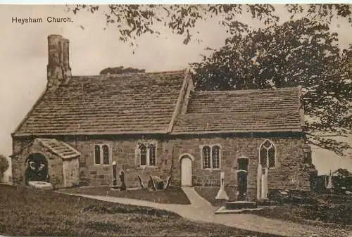 United Kingdom England Heysham church