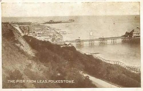 United Kingdom England Folkestone pier