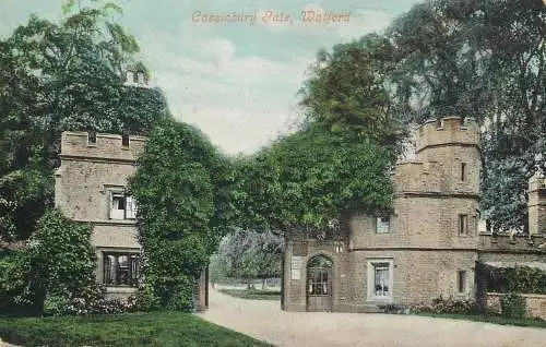 United Kingdom England Watford Cassobury gate