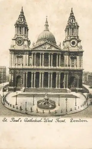United Kingdom England London St. Paul's Cathedral