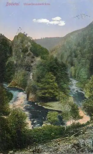 Germany Bodetal Heuscheunenrucken