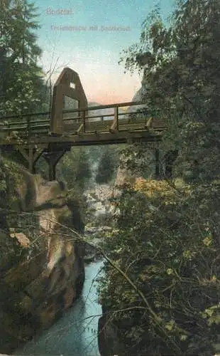 Germany Bodetal Teutelsbrucke